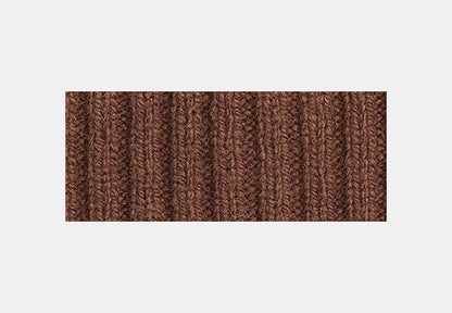 Fair Isle Print Knit Beanie
