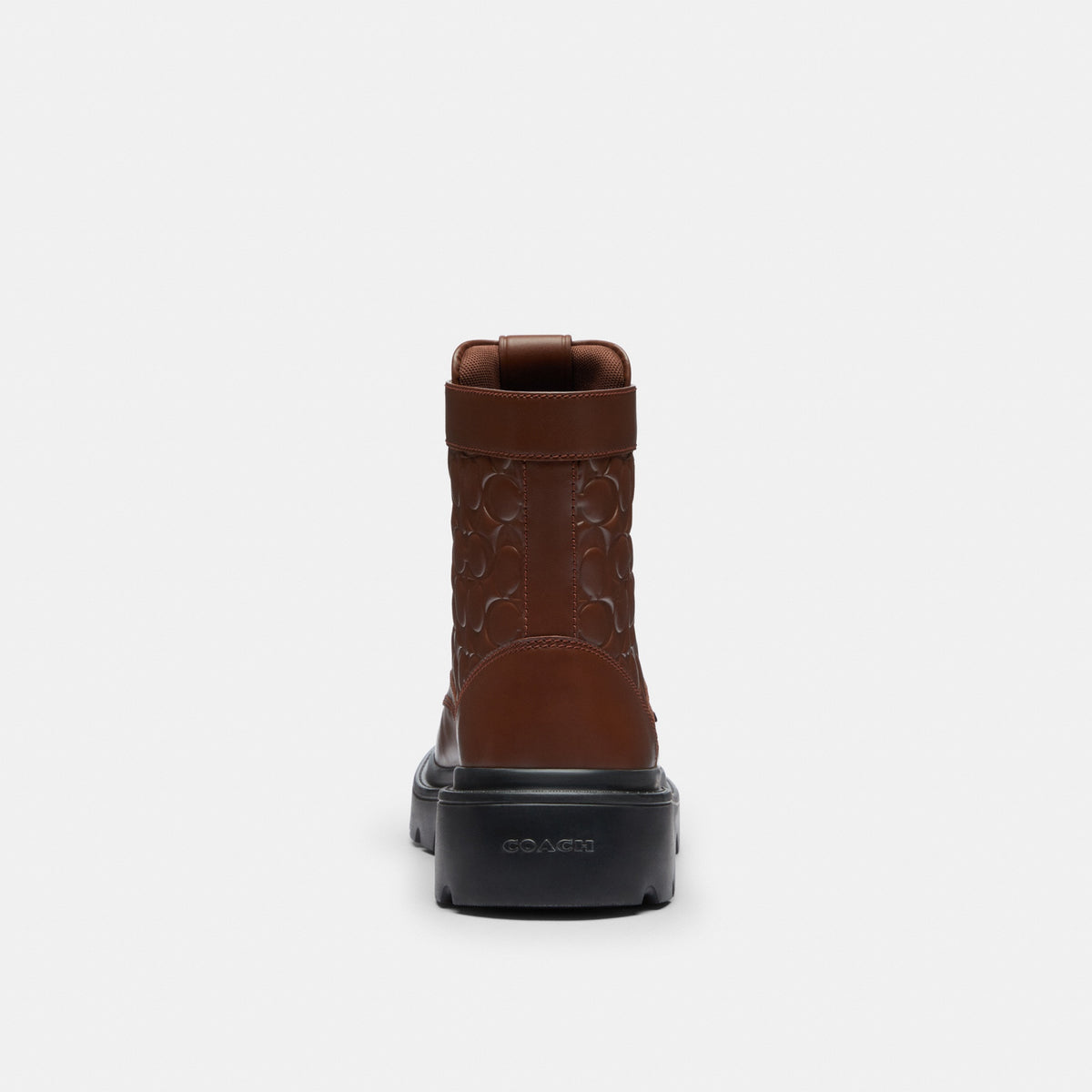 Combat Boot In Signature Leather