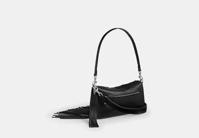 Tabby Shoulder Bag 26 With Beading And Fringe