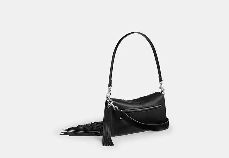 Tabby Shoulder Bag 26 With Beading And Fringe