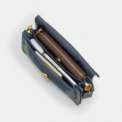 Tabby Shoulder Bag 26 In Regenerative Cotton Denim