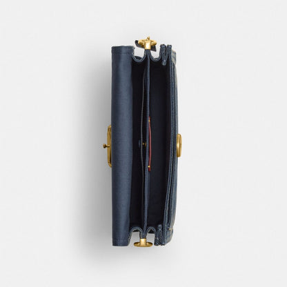 Tabby Shoulder Bag 26 In Regenerative Cotton Denim
