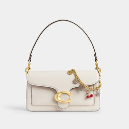Crystal Motif Chain Bag Charm