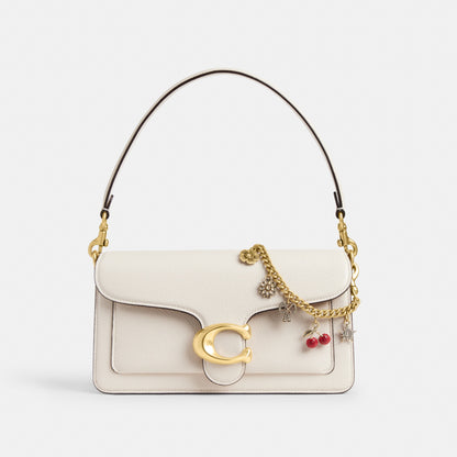 Crystal Motif Chain Bag Charm