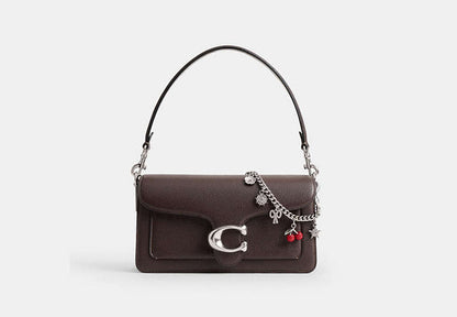 Crystal Motif Chain Bag Charm