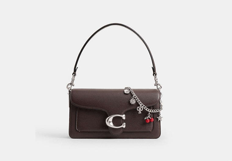 Crystal Motif Chain Bag Charm