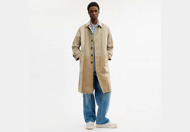 Repurposed Cotton Trench Coat