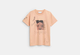 Carroty Shrunken T-Shirt In Organic Cotton