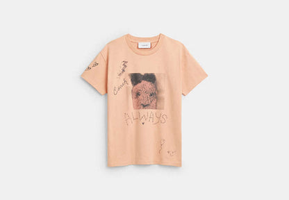 Carroty Shrunken T-Shirt In Organic Cotton