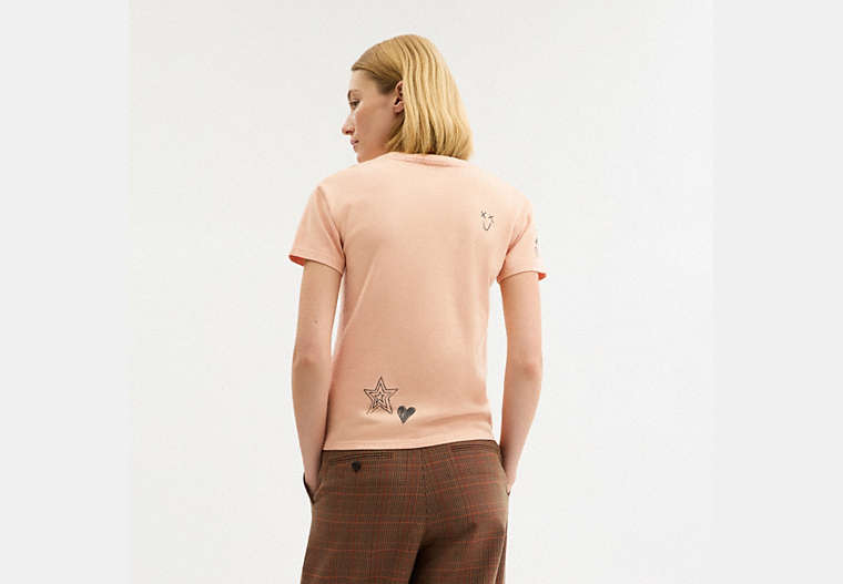 Carroty Shrunken T-Shirt In Organic Cotton