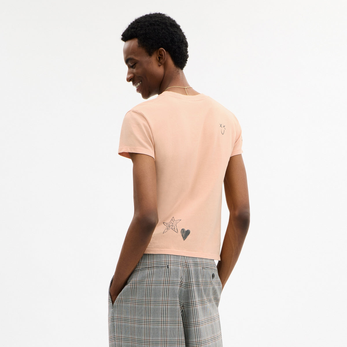 Carroty Shrunken T-Shirt In Organic Cotton