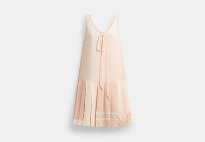 Pleated Bow Dress