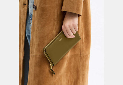 New York Slim Accordion Zip Wallet