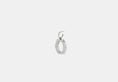 Hex Nut Single Earring