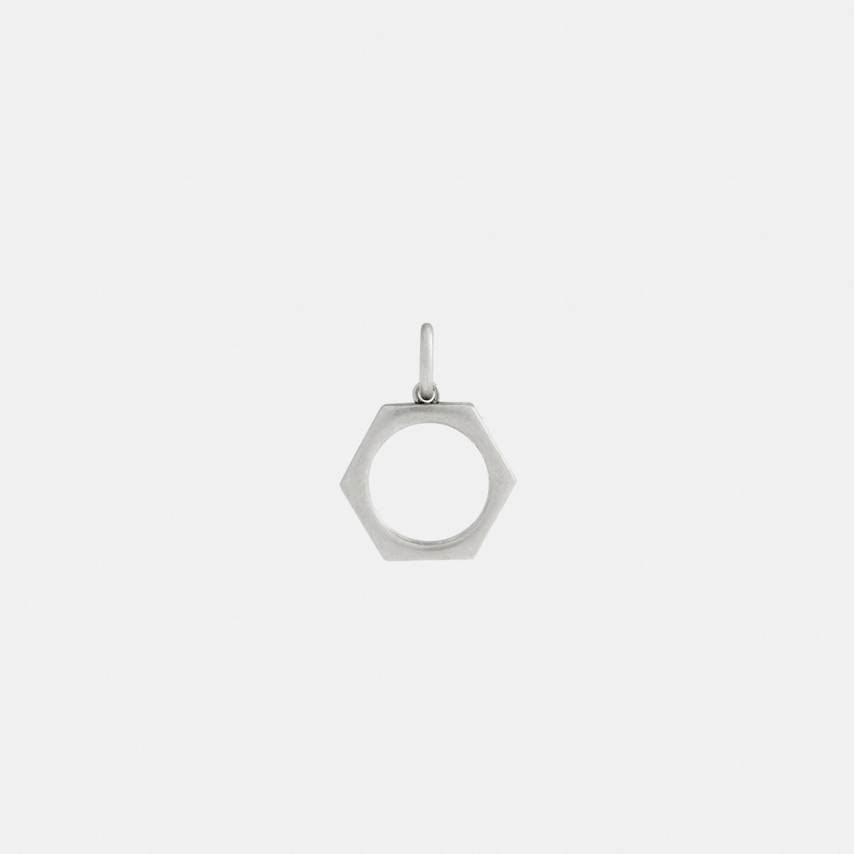 Hex Nut Single Earring