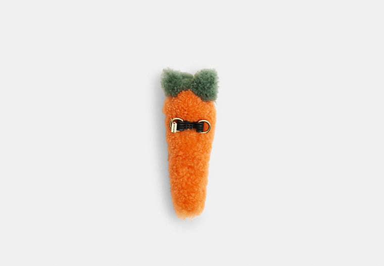 Carroty Shoe Charm In Shearling