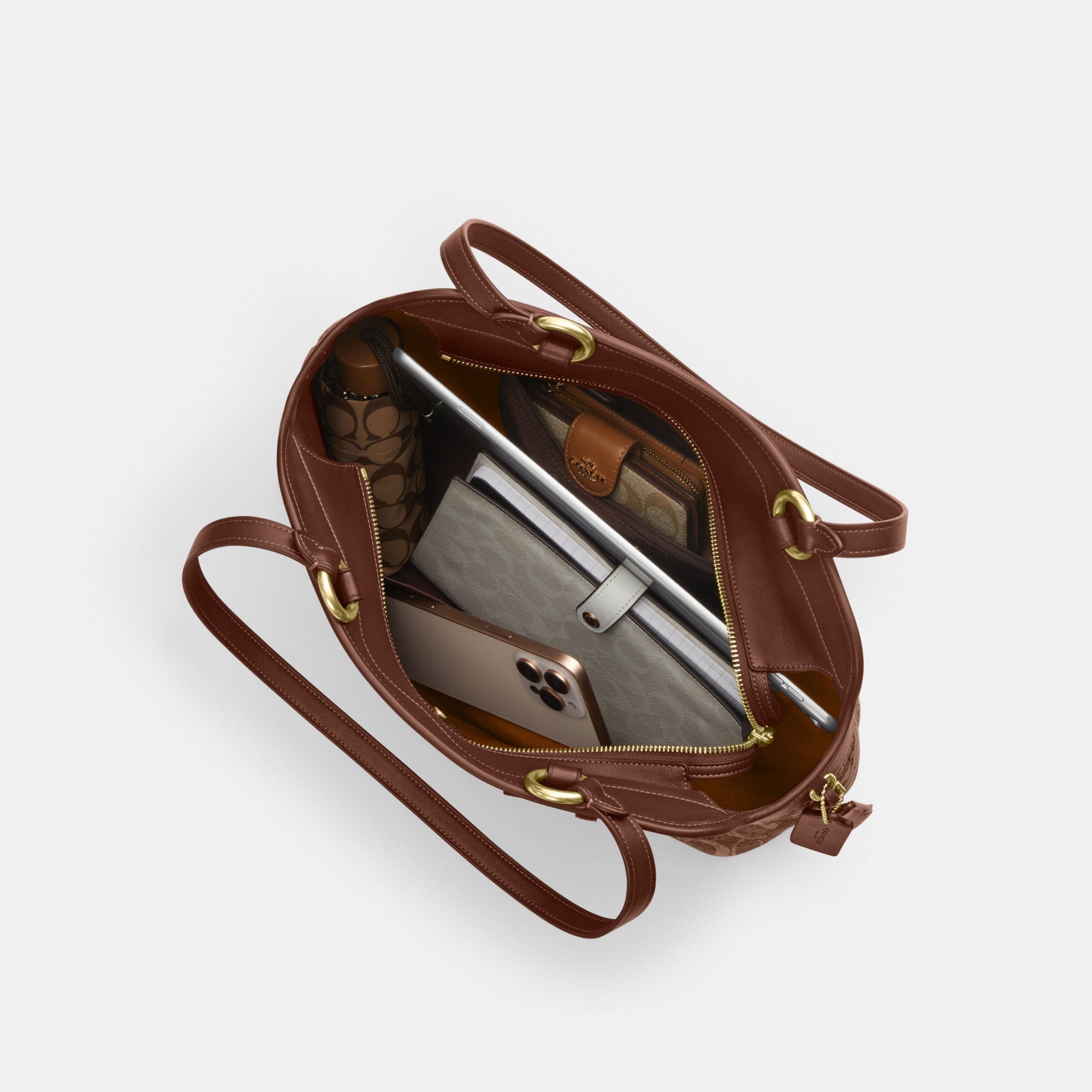 Easton Tote Bag In Signature Chenille