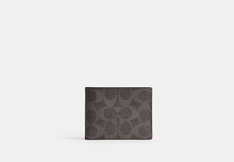 Slim Billfold Wallet In Signature Canvas