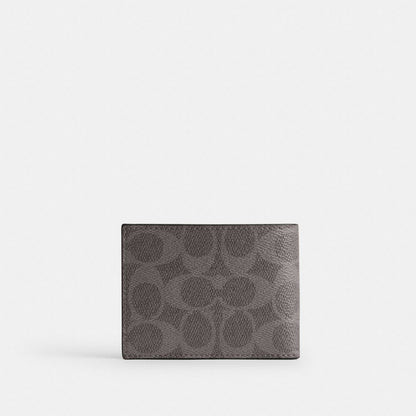 Slim Billfold Wallet In Signature Canvas
