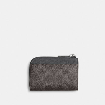 L-Zip Key Case In Signature Canvas