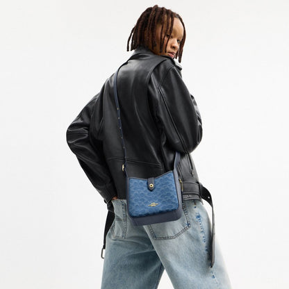 Hadley Mini Crossbody Bag In Signature Denim