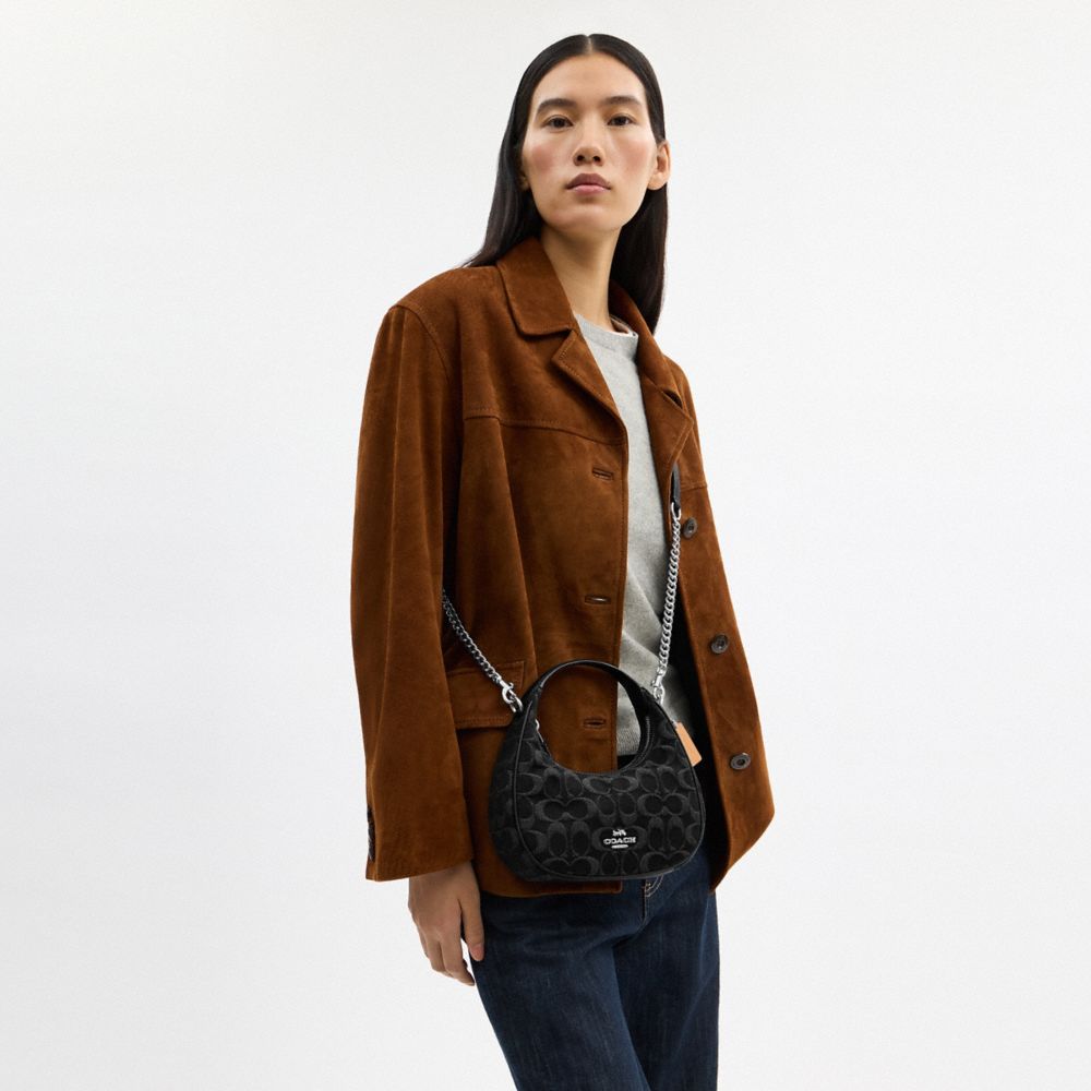 Carmen Mini Crossbody Bag In Signature Denim