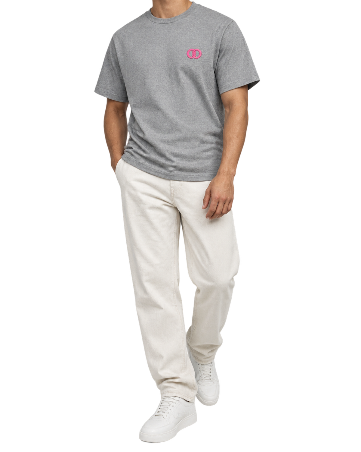 CD Icon Grey Cotton Jersey