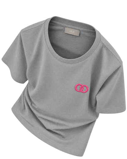 CD Icon Grey Cotton Jersey