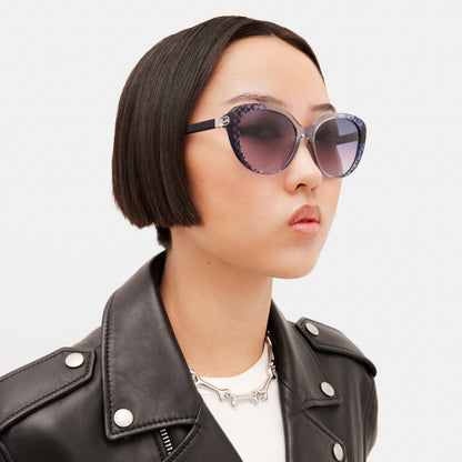 Horse And Carriage Round Sunglasses