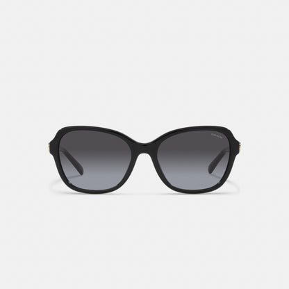 Hinged Horse And Carriage Square Sunglasses