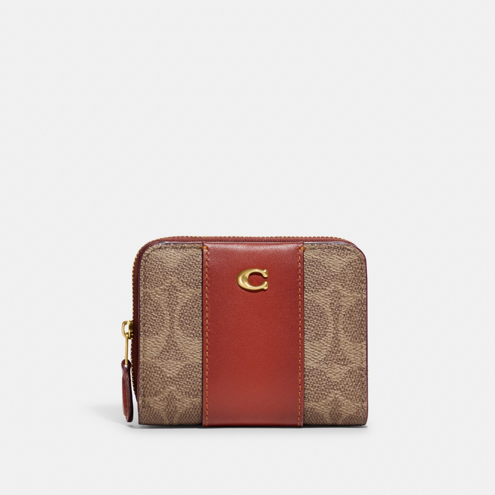 Essential Billfold Wallet In Colorblock Signature Canvas