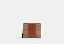 Essential Billfold Wallet In Colorblock Signature Canvas