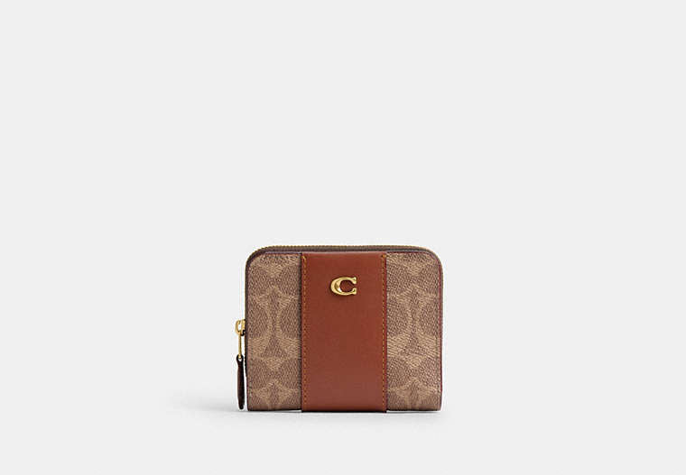 Essential Billfold Wallet In Colorblock Signature Canvas