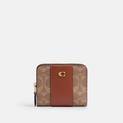 Essential Billfold Wallet In Colorblock Signature Canvas