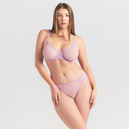 Stretch Lace Unlined Demi Bra