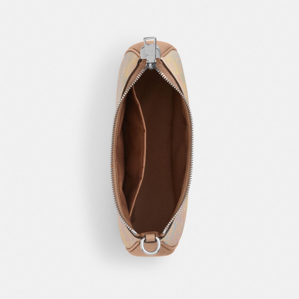 Teri Shoulder Bag In Rainbow Signature Canvas