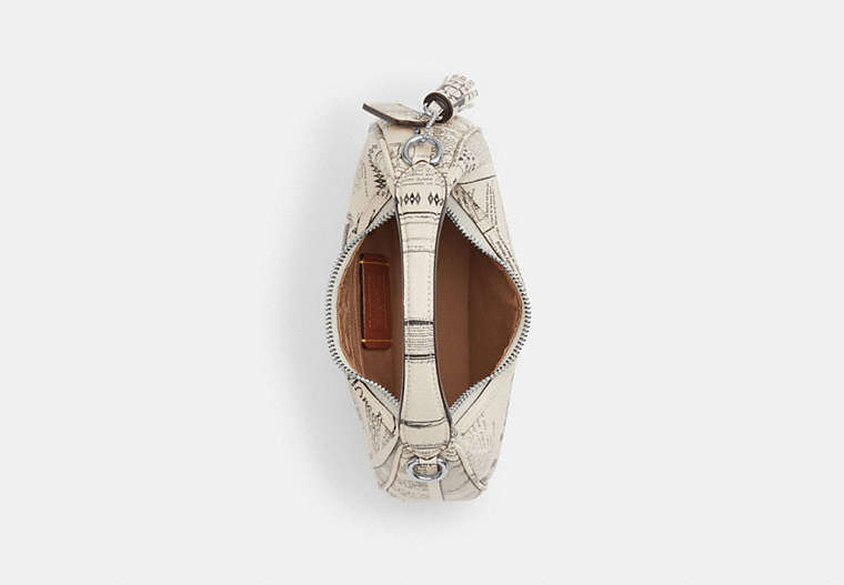Carmen Mini Crossbody Bag With Newspaper Print