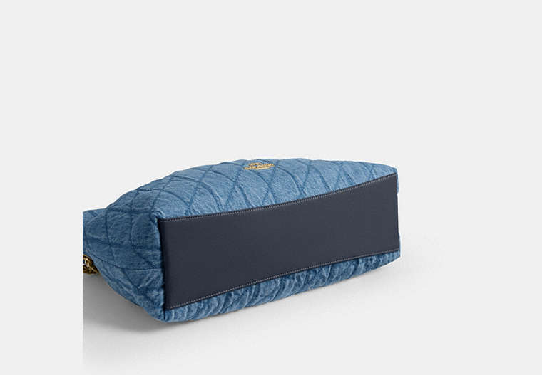 Evelyn Shoulder Bag In Regenerative Cotton With Quilting