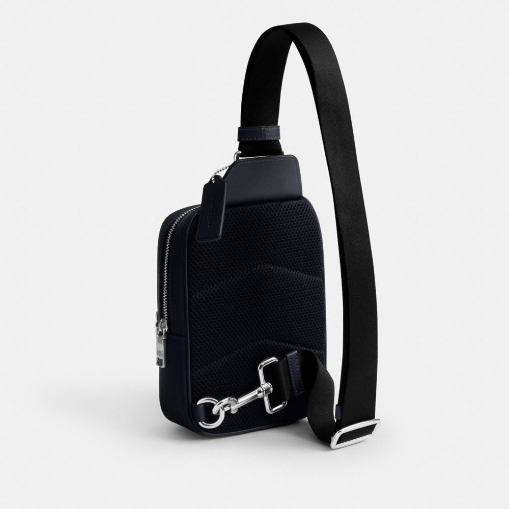 Racer Sling Pack In Loved Signature Denim