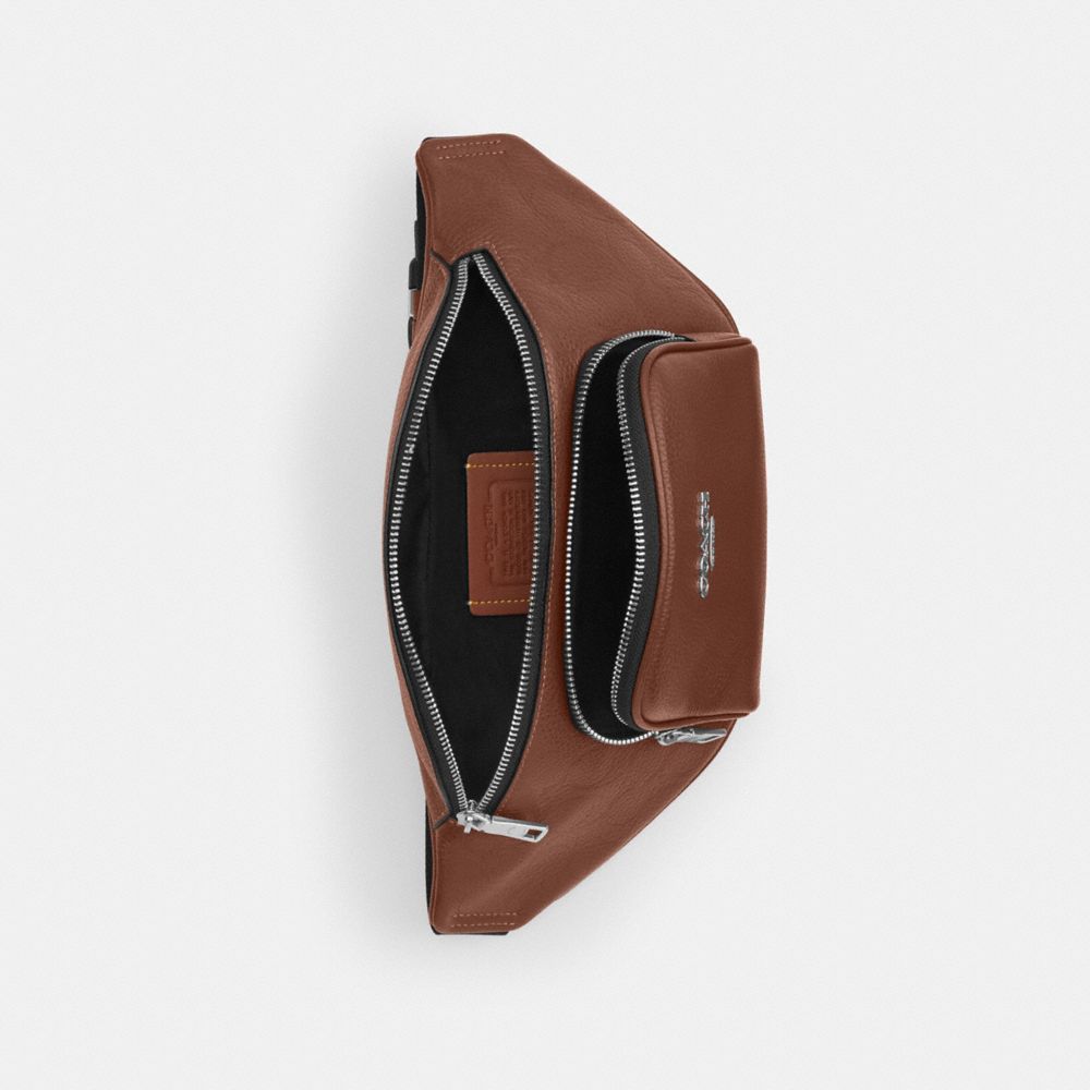 Racer Small Belt Bag In Signature Leather