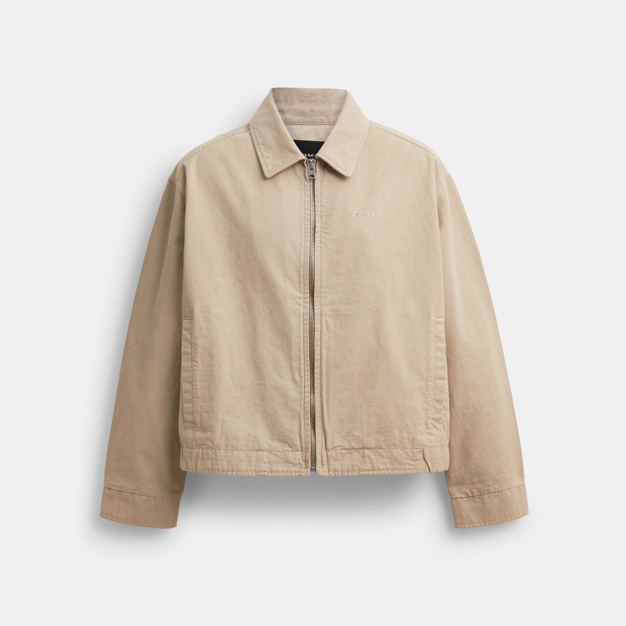 Zip Up Blouson Jacket
