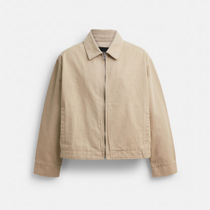 Zip Up Blouson Jacket