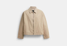 Zip Up Blouson Jacket