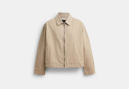 Zip Up Blouson Jacket