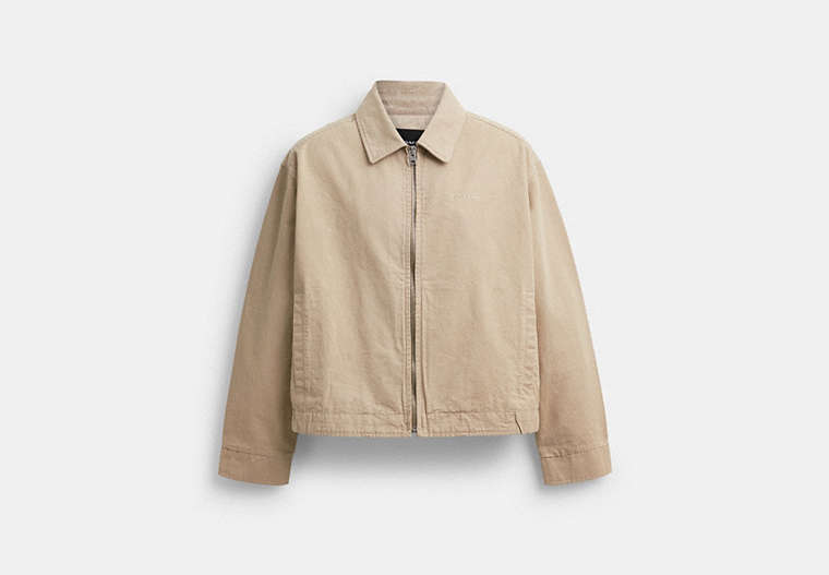 Zip Up Blouson Jacket