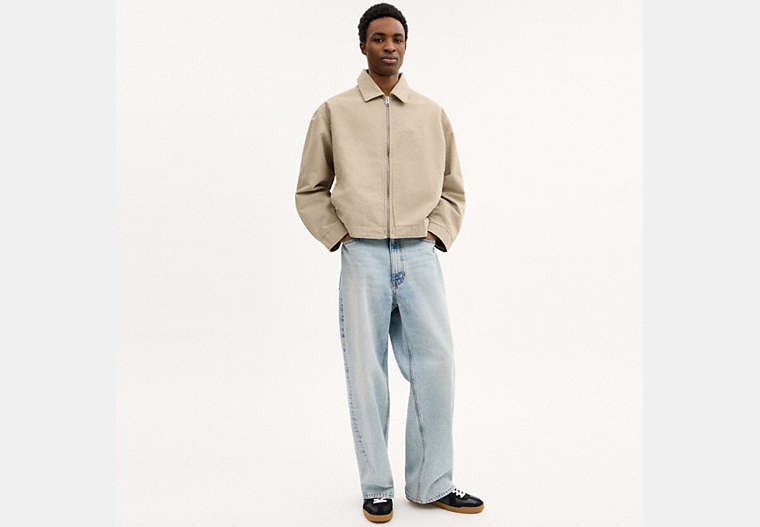 Zip Up Blouson Jacket