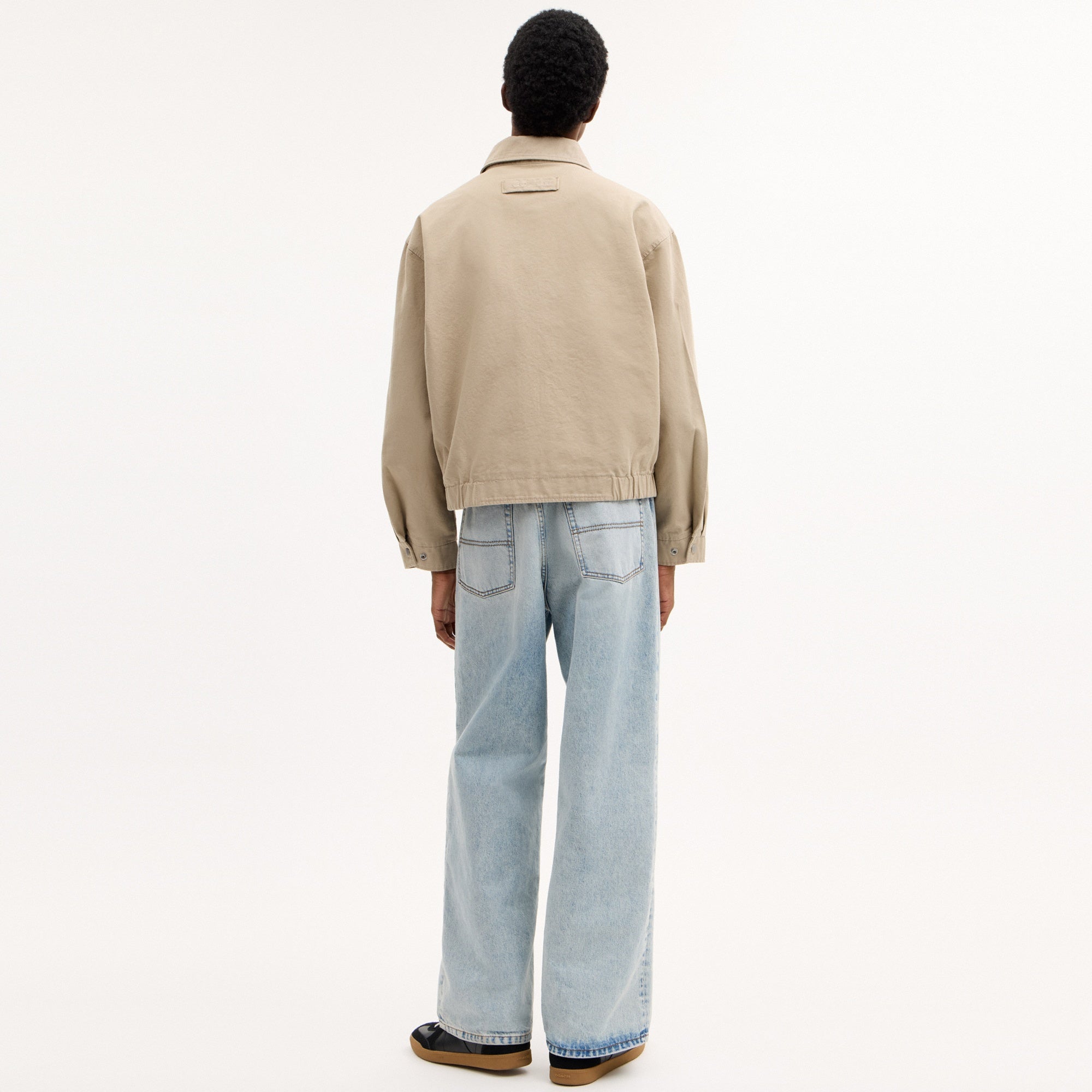 Zip Up Blouson Jacket
