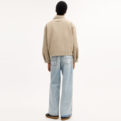 Zip Up Blouson Jacket