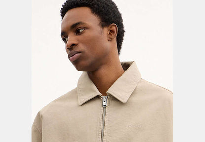 Zip Up Blouson Jacket