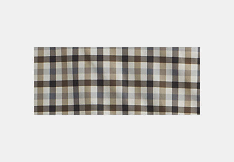 Plaid Windbreaker In Recycled Polyester